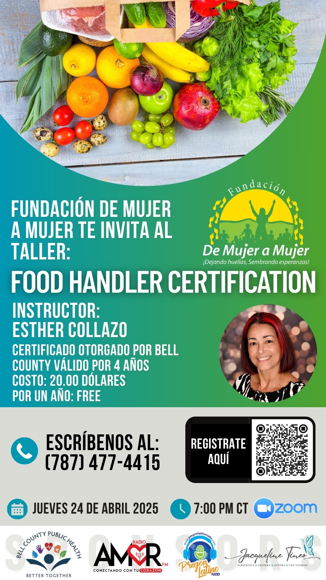 Fundación De Mujer a Mujer te invita al taller